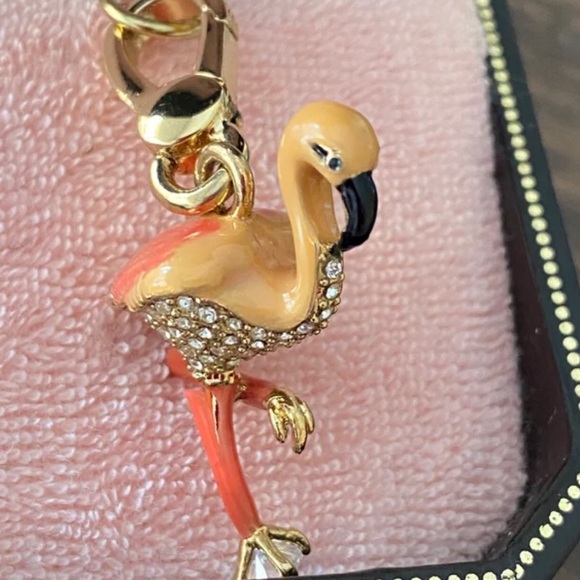 Juicy couture charm C-pink flamingo charm
